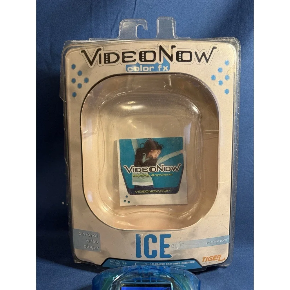 VideoNow Color FX ICE Blue Player No Discs To Test Open Package